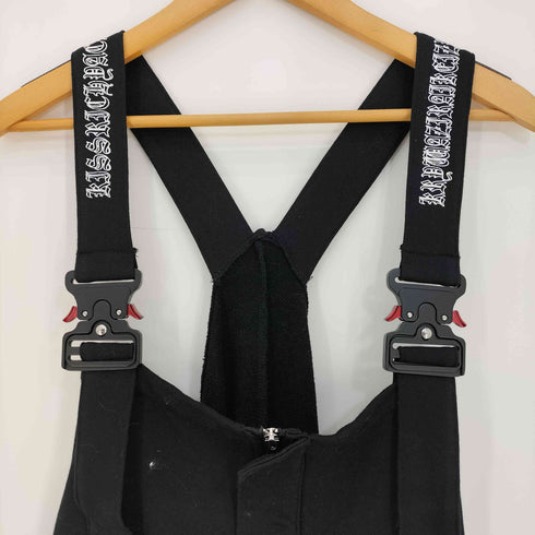 ケリークロージング KRY CLOTHING スウェット地 フロントジップ カーゴサロペット レディース FREE