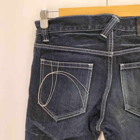 ノーアイディー NO ID. 13オンスデニム立体リジット加工ストレートパンツ メンズ JPN:1