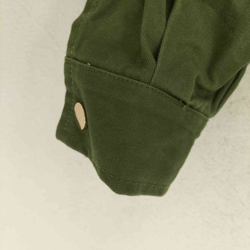 ザラ ZARA スタッズ&ワッペン刺繍ショートモッズコート レディース import:M