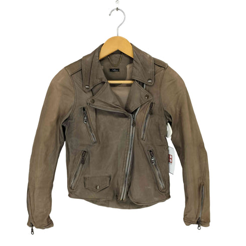 シシ sisii Cow Leather ダブルレザーライダースジャケット レディース XXS