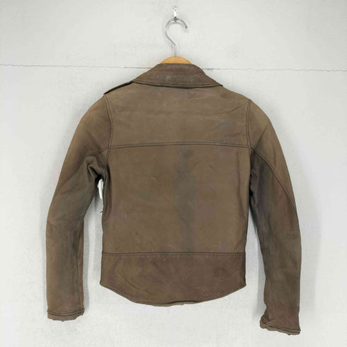 シシ sisii Cow Leather ダブルレザーライダースジャケット レディース XXS