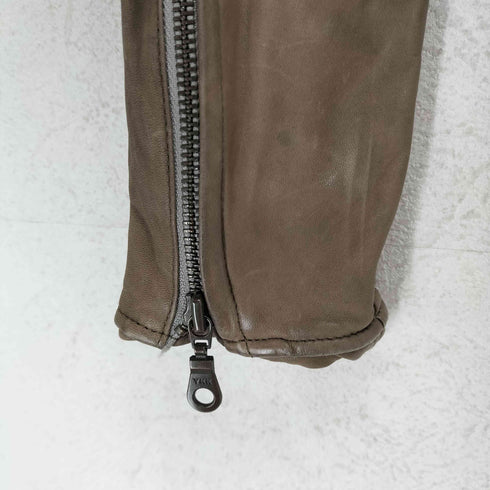 シシ sisii Cow Leather ダブルレザーライダースジャケット レディース XXS