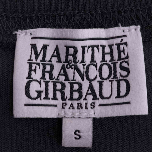 マリテフランソワジルボー MARITHE FRANCOIS GIRBAUD ロゴ刺繍 パイル地 ポケット半袖Tシャツ レディース import:S