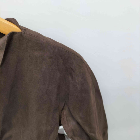 ヨウジヤマモト Yohji Yamamoto 変形 リネン 半袖 ジップアップブルゾン レディース JPN:1