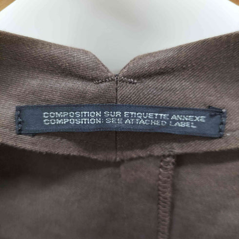 ヨウジヤマモト Yohji Yamamoto 変形 リネン 半袖 ジップアップブルゾン レディース JPN:1