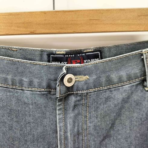 ファットファーム PHAT FARM 90-00S USA製 バック刺繍 極太 ペインター ワイド デニム パンツ メンズ 38