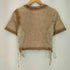 メゾンスペシャル MAISON SPECIAL Chemical Wash Spray Trim Short Length T-shirt ケミカルウォッシュスプレートリムショートTEE レディース FREE