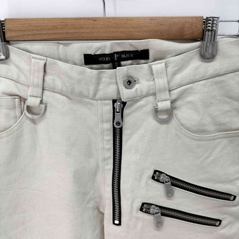 ノーアイディーブラック NO ID.BLACK ボンテージ ジップ デニム メンズ JPN:2