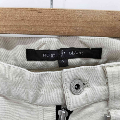 ノーアイディーブラック NO ID.BLACK ボンテージ ジップ デニム メンズ JPN:2