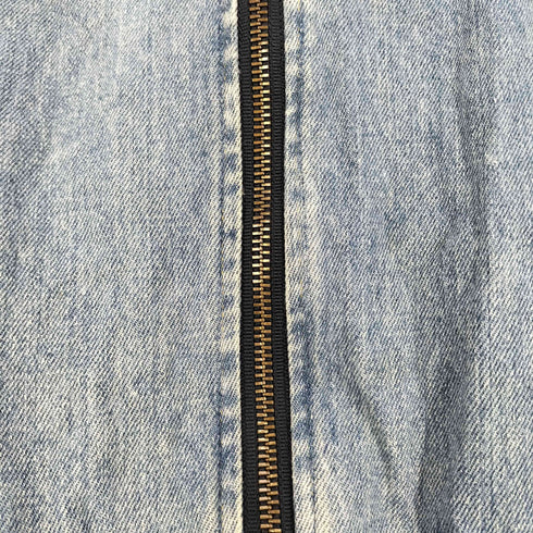 SERGIO VALENTE ロゴ刺繍 リブライン デニムブルゾン メンズ import:M