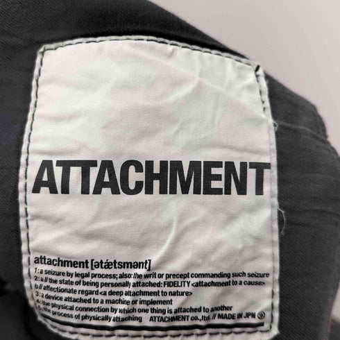 アタッチメント ATTACHMENT ダメージ ストレート デニム パンツ メンズ JPN:3