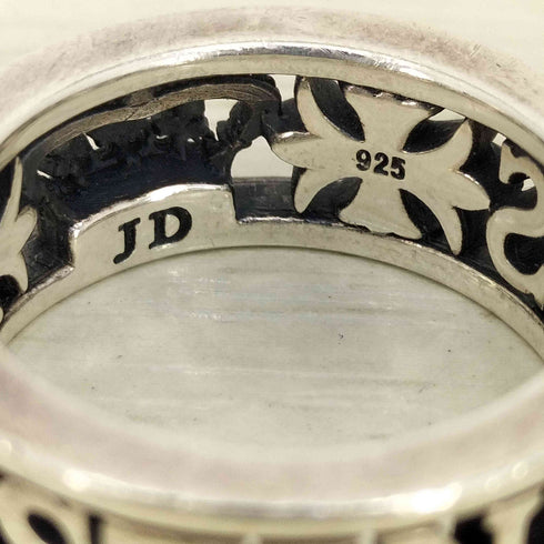 ジャスティンディヴィス JUSTIN DAVIS 925刻印 MAD LOVE リング ロゴリング メンズ 9