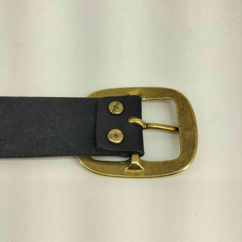 モモタロウジーンズ MOMOTARO JEANS ロゴ刻印 レザーベルト メンズ