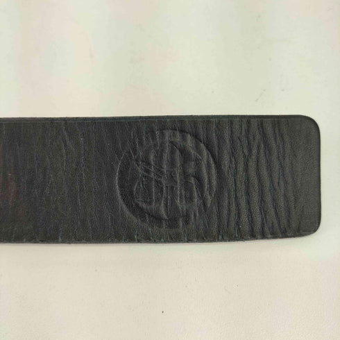 モモタロウジーンズ MOMOTARO JEANS ロゴ刻印 レザーベルト メンズ