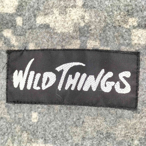 ワイルドシングス WILD THINGS デジタルカモ PRIMALOFT プリマロフト ウール フーデッド ジャケット レディース import:M