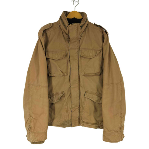 エイチアンドエム H&M 収納フード ミリタリージャケット メンズ US L