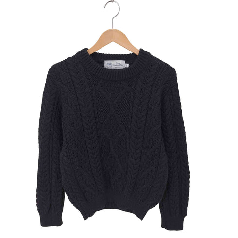 kenny woollen mills ウールケーブルニット メンズ US:36