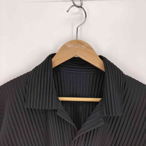 オムプリッセイッセイミヤケ HOMME PLISSE ISSEY MIYAKE プリーツ S/S ポロシャツ メンズ JPN:3