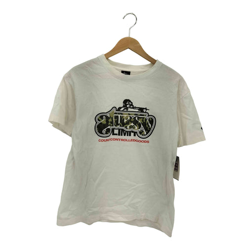 ステューシー Stussy 90s USA製 紺タグ LIMIT プリントクルーネックTシャツ メンズ M