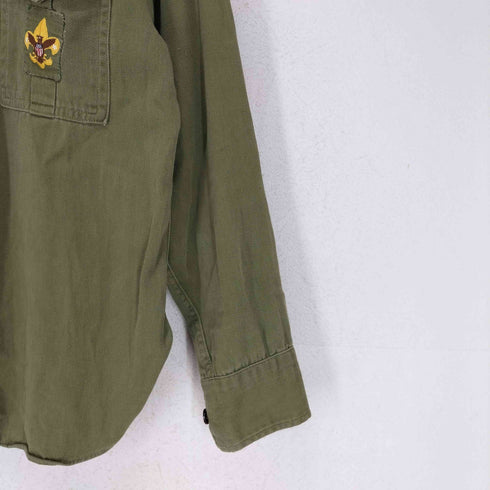 ボーイスカウトオブアメリカ BOY SCOUTS OF AMERICA 50s バッジデザインシャツ メンズ