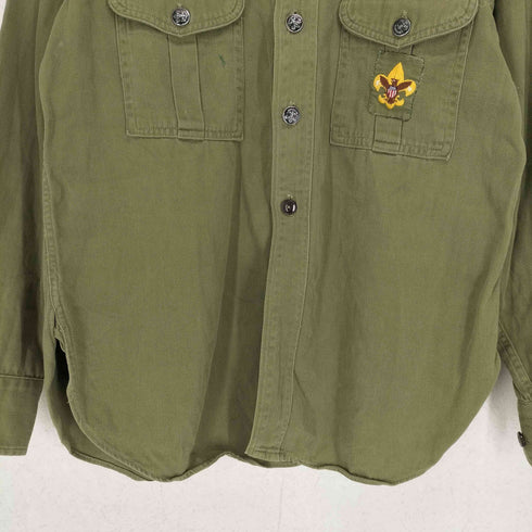 ボーイスカウトオブアメリカ BOY SCOUTS OF AMERICA 50s バッジデザインシャツ メンズ