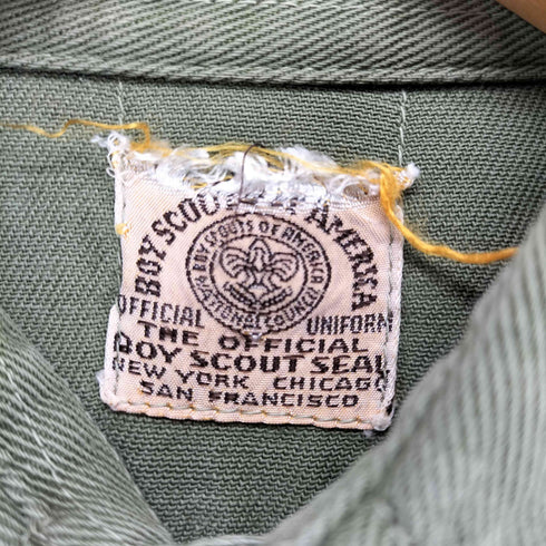 ボーイスカウトオブアメリカ BOY SCOUTS OF AMERICA 50s バッジデザインシャツ メンズ