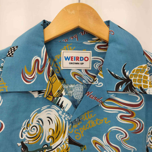 ウィアード WEIRDO WEIRDO HUT S/S SHIRTS ウィアードハット アロハ 半袖シャツ メンズ M