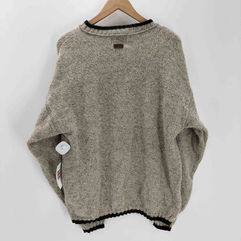 ウールリッチ WOOLRICH 90S USA製 リブ編み ローゲージ リブライン ウール ニット セーター メンズ import:M