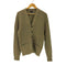 キャンパス CAMPUS 60-70S USA製 黒タグ 2ply shetland wool シェットランドウール メランジ ローゲージ カーディガン vintage ヴィンテージ メンズ import:M