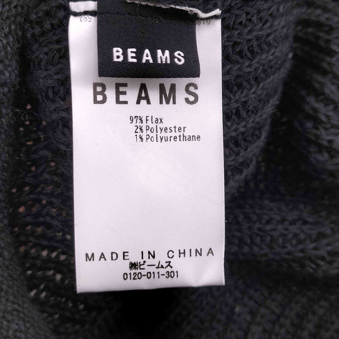 ビームス BEAMS リネン ベレー帽 メンズ