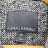 バナナリパブリック BANANA REPUBLIC ヘリンボーン比翼ステンカラーコート メンズ M