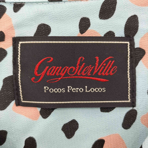 ギャングスタビル GANGSTERVILLE RISE ABOVE - S/S SHIRTS 総柄シャツ メンズ L