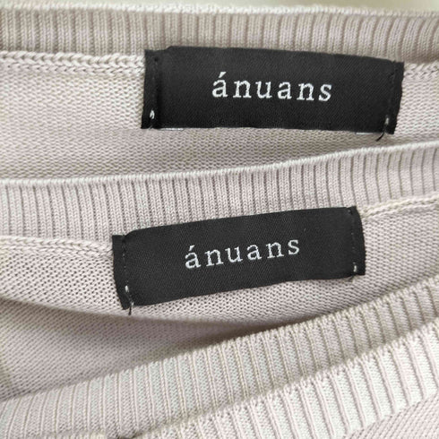 アニュアンス anuans シルク混ニットアンサンブル レディース FREE