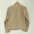 ハートイッセイミヤケ Haat ISSEY MIYAKE 羊革 ラムレザー ノーカラー ジャケット レディース JPN:3