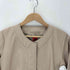 ハートイッセイミヤケ Haat ISSEY MIYAKE 羊革 ラムレザー ノーカラー ジャケット レディース JPN:3