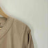 ハートイッセイミヤケ Haat ISSEY MIYAKE 羊革 ラムレザー ノーカラー ジャケット レディース JPN:3