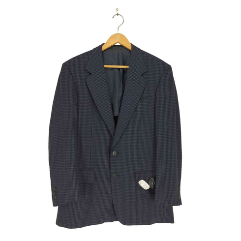 エルメネジルドゼニア Ermenegildo Zegna HIGH PERFORMANCE チェック柄2Bテーラードジャケット メンズ