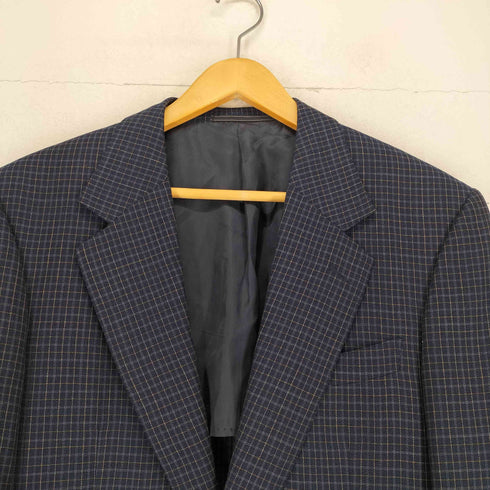 エルメネジルドゼニア Ermenegildo Zegna HIGH PERFORMANCE チェック柄2Bテーラードジャケット メンズ