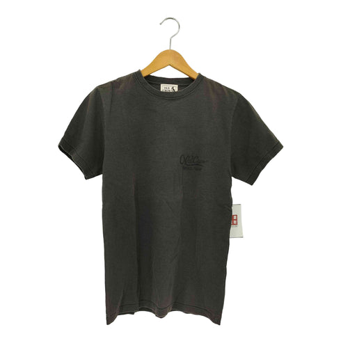 オールドクロウ OLD CROW ワンポイント プリント クラックデザイン フェード クルーネック半袖Tシャツ メンズ S