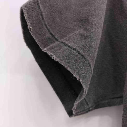 オールドクロウ OLD CROW ワンポイント プリント クラックデザイン フェード クルーネック半袖Tシャツ メンズ S