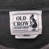 オールドクロウ OLD CROW ワンポイント プリント クラックデザイン フェード クルーネック半袖Tシャツ メンズ S
