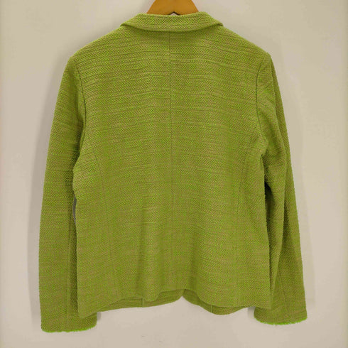 ハートイッセイミヤケ Haat ISSEY MIYAKE 混紡 織生地 3B テーラードジャケット レディース JPN:4