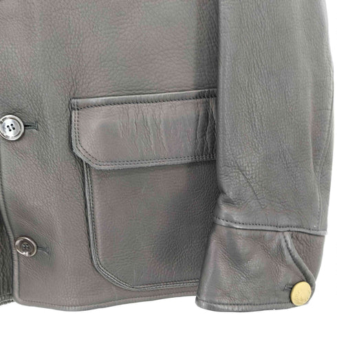 バイグラッドハンド BY GLADHAND DEERSKIN JACKET ディアスキン レザージャケット メンズ S