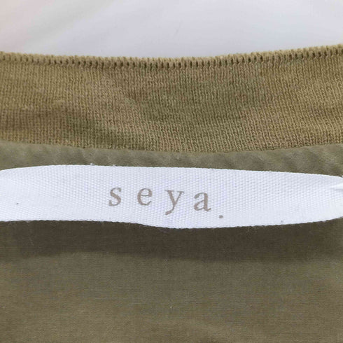 セヤ seya コットン 半袖ロングワンピース レディース