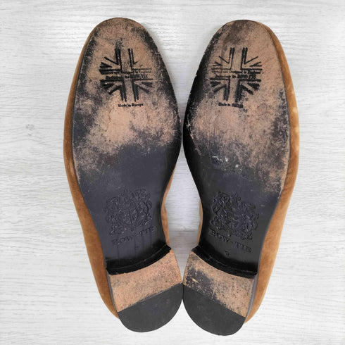 ユナイテッドアローズ UNITED ARROWS BOW-TIE 別注 ベロア ベルジャンシューズ メンズ 9