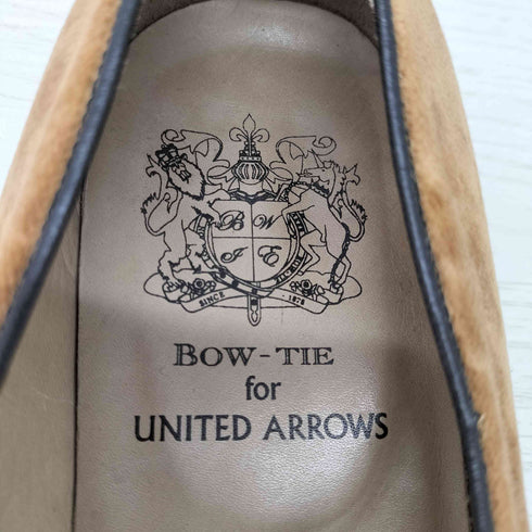 ユナイテッドアローズ UNITED ARROWS BOW-TIE 別注 ベロア ベルジャンシューズ メンズ 9