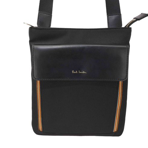 ポールスミス Paul Smith マルチストライプ ナイロン ショルダーバッグ サコッシュ メンズ