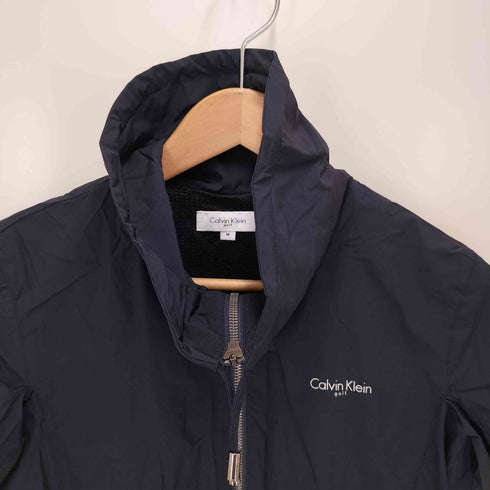 カルバンクライン CALVIN KLEIN フルジップ ハイネック半袖トップス レディース JPN:M