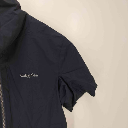 カルバンクライン CALVIN KLEIN フルジップ ハイネック半袖トップス レディース JPN:M