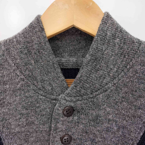 バイグラッドハンド BY GLADHAND RED GENT - JEEP KNIT バイカラー ニットセーター メンズ L